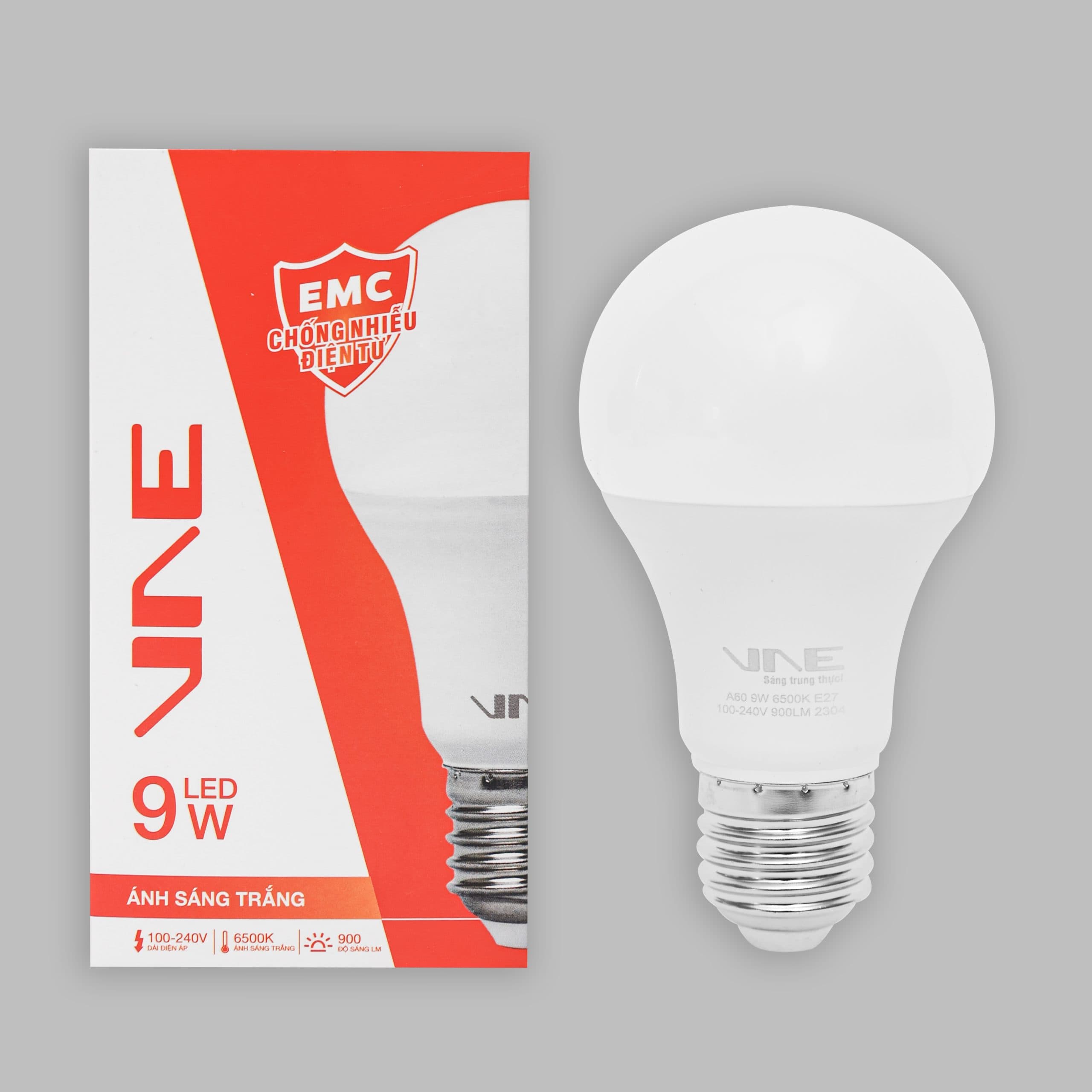Bóng LED tròn 3000K/6500K 9W