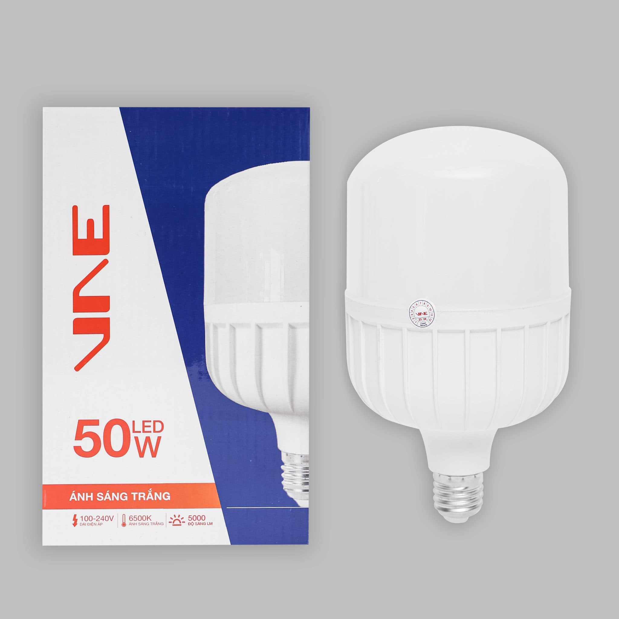 Bóng LED trụ 6500K 50W