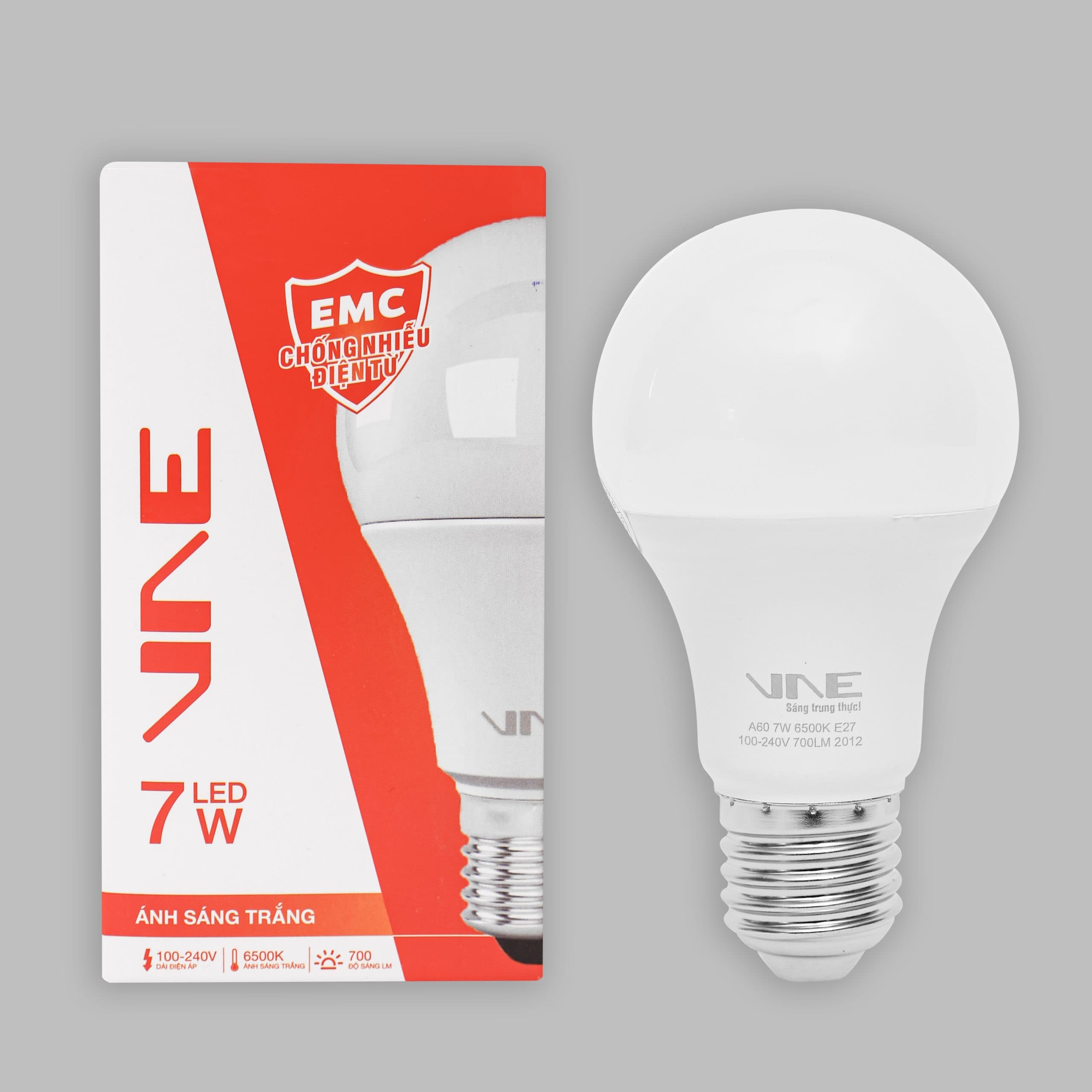 Bóng LED tròn 3000K/6500K 7W