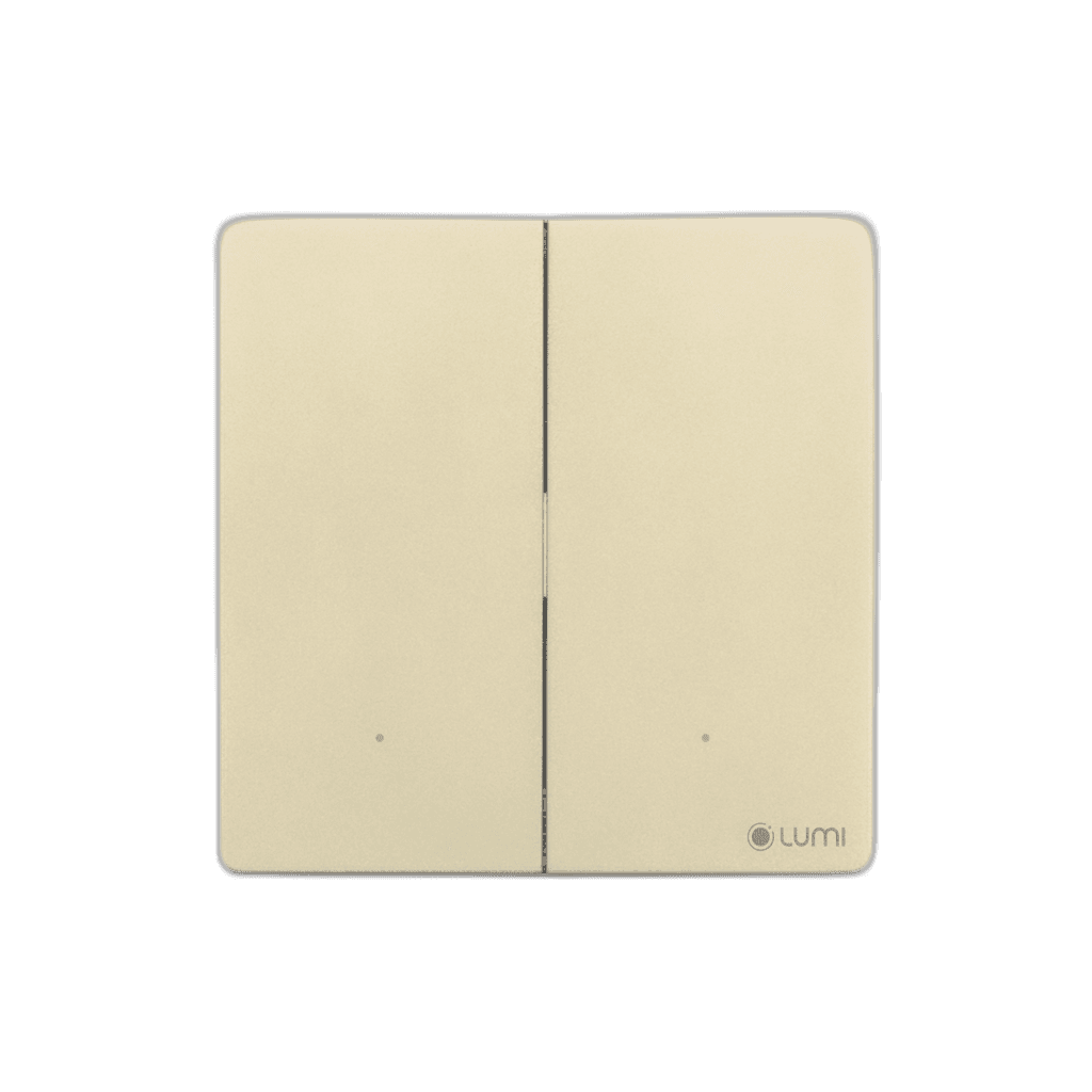 Công tắc cơ thông minh Vuông Champagne/ Darkgrey Lumes 1,2,3,4 nút
