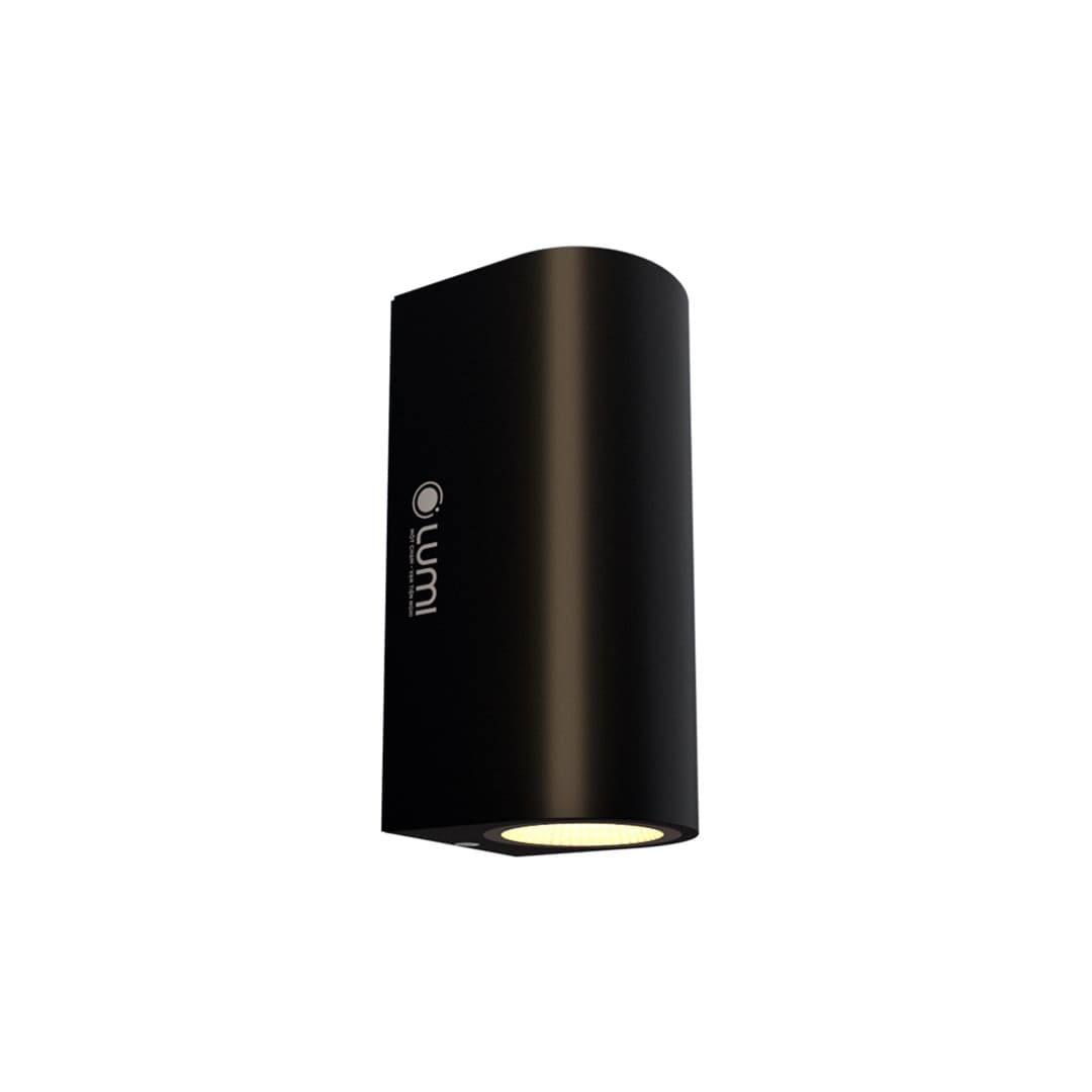 Đèn gắn tường ngoài trời bán nguyệt 2*5W Lumi