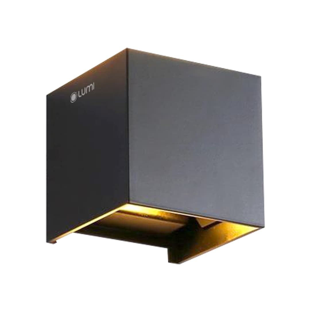 Đèn gắn tường ngoài trời vuông 3000K/4000K 2*6W