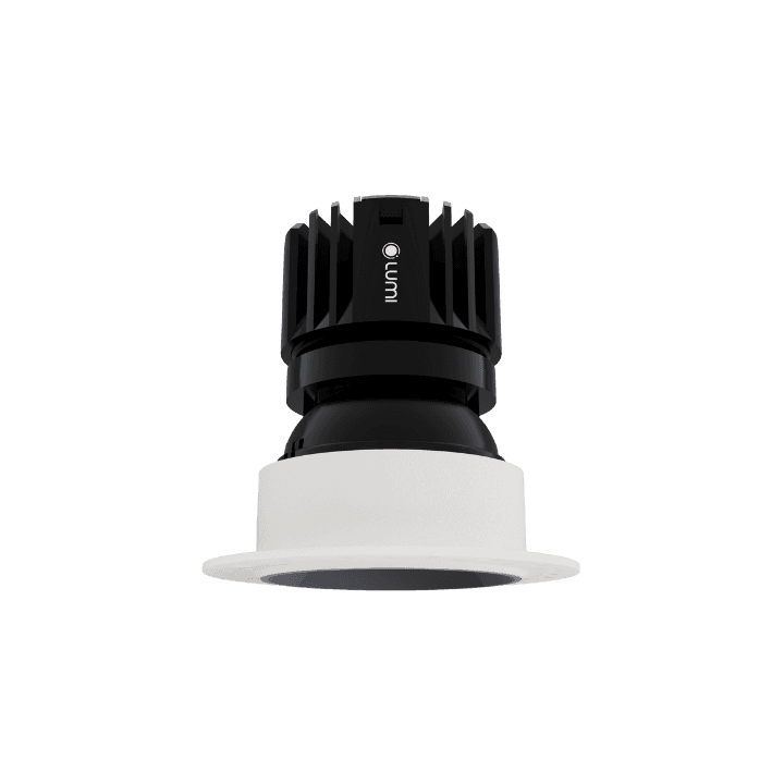 Đèn Spotlight âm trần chỉnh hướng Không viền 25D (36/55 độ), 75mm 12W