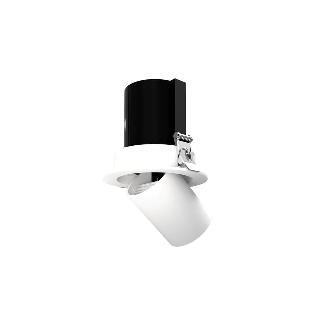 Đèn LED Spotlight âm trần 10W xoay góc 90D (24 độ) 75 mm